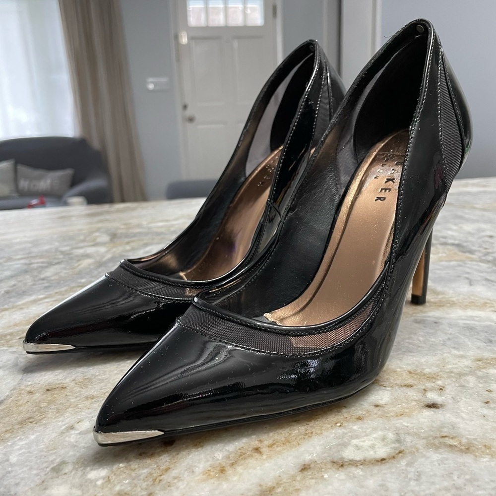Ted Baker London Clancyp Black Patent Leather Pumps